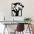 Wallity Zidna dekoracija Black Lab, 41 x 53 cm, Crna