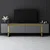 Hanah Home TV Komoda Yildiz, 180x50x30 cm, Antracit-Zlatne boje