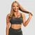 GymBeam Sportski grudnjak BEAT Charcoal