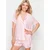 Trendyol Milla Ženski set pidžame Thmss24Pt00279, Roze