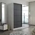 Hanah home Ormar Kale 180x210x52cm Belo-Antracit