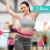 SOLFIT Hula hop za vadbo | SPINSLIM Roza