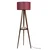 Opviq Podna lampa, 153 cm, E27, Bordo