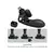 Vibrator Orlando, 9cm, Crni