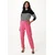MEXX Ženske ravne pantalone roze