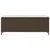 Vidaxl Vrtna klop z blazino rjava 110x30x40,5 cm poli ratan