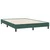 Vidaxl Box spring postelja brez vzmetnico temno zelena 140x220cm žamet