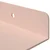 Lebdeća polica Zidne 3 pcs Ružičasta 40 x 9 x 2,5 cm Čelik