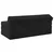 Sofa na razvlačenje Crna 120 x 60 x 49 cm Tkanina