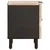 Noćni ormar 2 pcs Bijelo 40 x 33 x 46 cm Čvrsto drvo manga