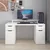 Hanah Home radni sto Alen 150cm 2 Drawer 2 Cabinet, 150 cm, beli