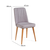Hanah Home Trpezarijska stolica Vina Sandalye 47x89x46cm Bež-Lavanda