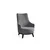 Atelier del Sofa Fotelja Bali 80x77x67cm Svetlosiva