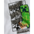 NAME IT Majica NKMMase Minecraft siva/zelena/črna/bela