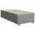 Vidaxl Box spring postelja z vzmetnico svetlo siva 80x200 cm blago