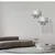 Luster na sajli BUBBLE 1xE27/60W/230V O 50 cm bela