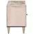 TV ormar s pohranom Bijelo 105 x 33,5 x 46 cm Čvrsto drvo manga