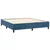 Krevet box spring s madracem LED tamnoplavi 160x200 cm baršun