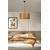 Opviq Luster Bambu 01, 45 cm, E27, Braon