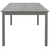 Vrtni stol sivi 200 x 100 x 75 cm od masivnog bagremovog drva