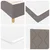 vidaXL vidaXL Box Spring postelja s prejemo Taupe 90x200 cm Tkanina, (22051188)