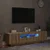 TV ormarić LED boja hrasta 160x35x40 cm konstruirano drvo
