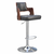 vidaXL Barski stolček 2 kosa umetno usnje kvadraten sedež črne barve