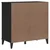 Komoda VIKEN crna 80 x 40 x 80 cm od konstruiranog drva
