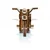 Wooden city 3D puzzle mini pripomočki: Chopper 22 kosov