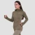 GymBeam Women‘s Pulse 1/2 Zip Running Sweatshirt Vetiver