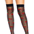 Leg Avenue Polka Dot Cherry Thigh Highs 6638 Black