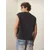 Bershka Majica  črna / bela