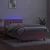 Vidaxl Box spring postelja z vzmetnico LED roza 80x200 cm žamet