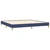 Vidaxl Posteljni okvir modra 200x200 cm blago