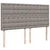 Vidaxl Box spring postelja z vzmetnico taupe 200x200 cm blago