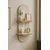 Hanah Home Zidna polica, 20x70x13cm, Bela