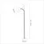 Podna lampa ZACK 1xE27/15W/230V crna