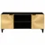TV ormar Crna i zlatna 105 x 33 x 46 cm Konstruirano drvo
