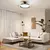 Philips - LED prigušiva stropna lampa sa ventilatorom BLISS LED/35W/230V crna + daljinski upravljač