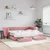 vidaXL vidaXL Izvlečna dnevna postelja s predali roza 80x200 cm žamet, (20936871)