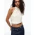 Bershka Top ecru