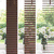 Venecijanska roleta Tamno smeđa s uzorkom 150 x 70 cm 25 mm PVC