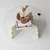 Hanah Home Kafeni stočić, 75x40cm, Bež