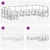 Set vanjskih sofa s jastukom 10 pcs Bijela i krem