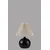 Opviq Stona lampa Oliver, Crno-bela