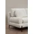 Atelier del Sofa Trosed Livorno 230x85x92cm Beli