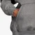 Mikina adidas Ess Loose Hd Grey Four Mel L