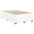 Vidaxl Box spring postelja z vzmetnico bel 120x190 cm umetno usnje