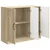 Kreveta Hrast sonoma 89 x 34,5 x 77 cm Konstruirano drvo