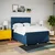 vidaXL vidaXL Box spring postelja z vzmetnico modra 140x190 cm blago, (21306145)